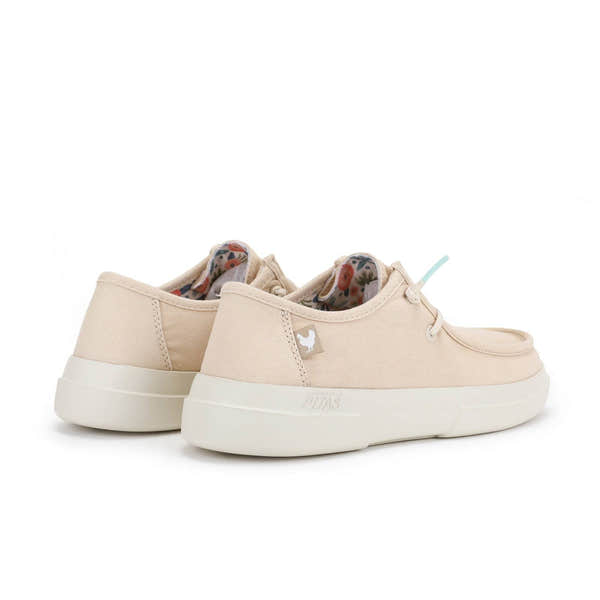Walk In Pitas Dafne Ladies Beige Textile Elasticated Shoes-elevate your sole