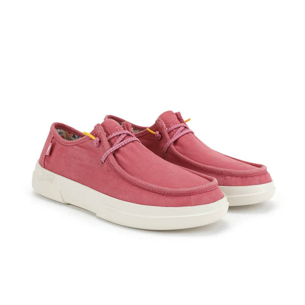 Walk In Pitas Dafne Ladies Strawberry Pink Textile Elasticated Shoes-elevate your sole