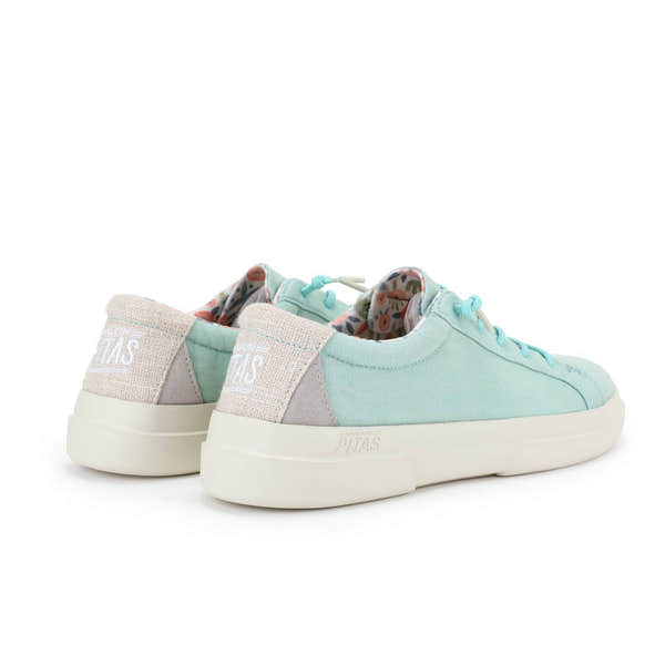 Walk In Pitas Iris Ladies Green Textile Elasticated Shoes-elevate your sole