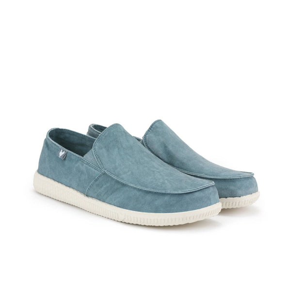 Walk In Pitas WP150 Mens Blue Textile Slip On Shoes-elevate your sole