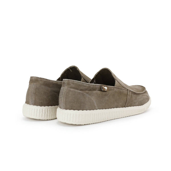 Walk In Pitas WP150 Mens Taupe Textile Slip On Shoes-elevate your sole