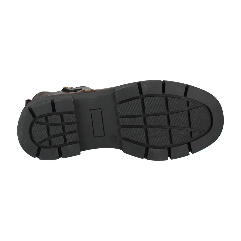Westland Willey 03 Ladies Black Waterproof Side Zip Ankle Boots with chunky rubber sole and tread pattern.