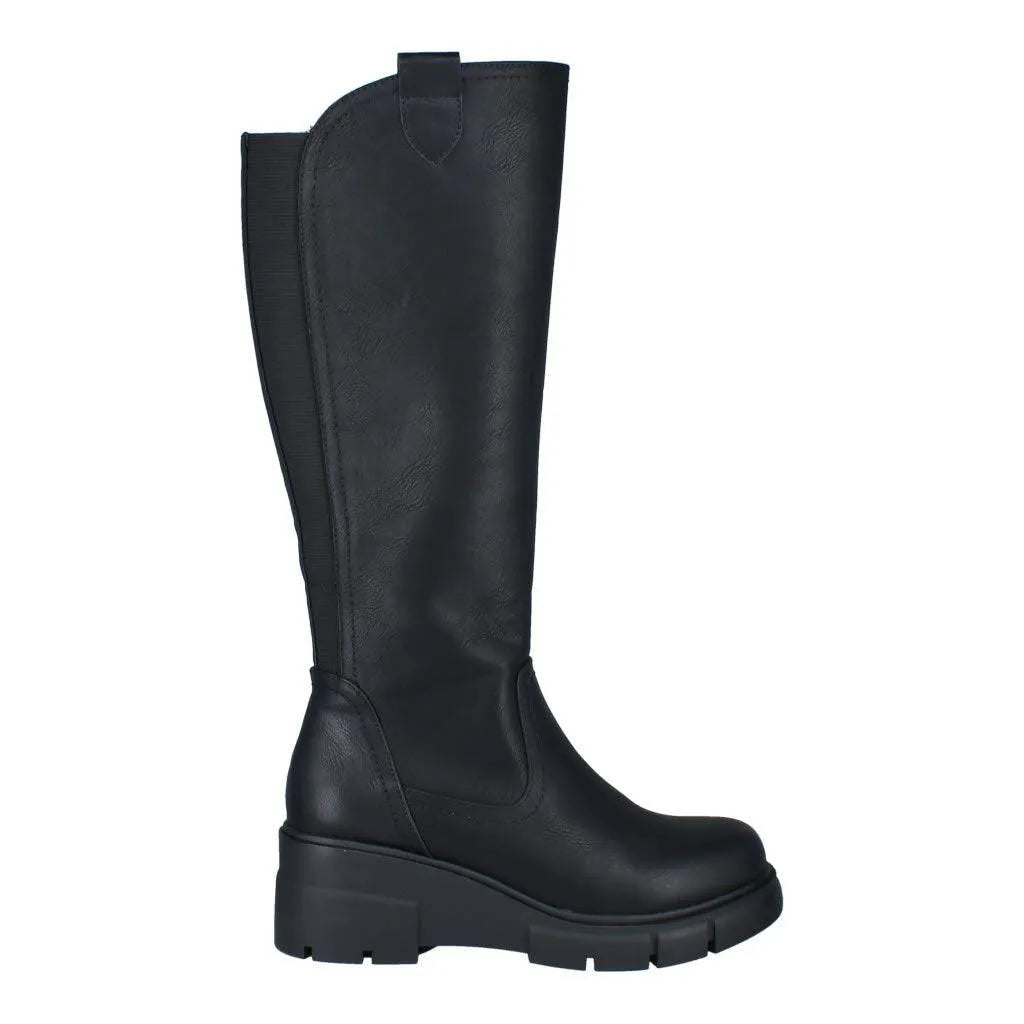 Westland 582604 Willey 04 Ladies Black Vegan Side Zip Knee High Boots-elevate your sole