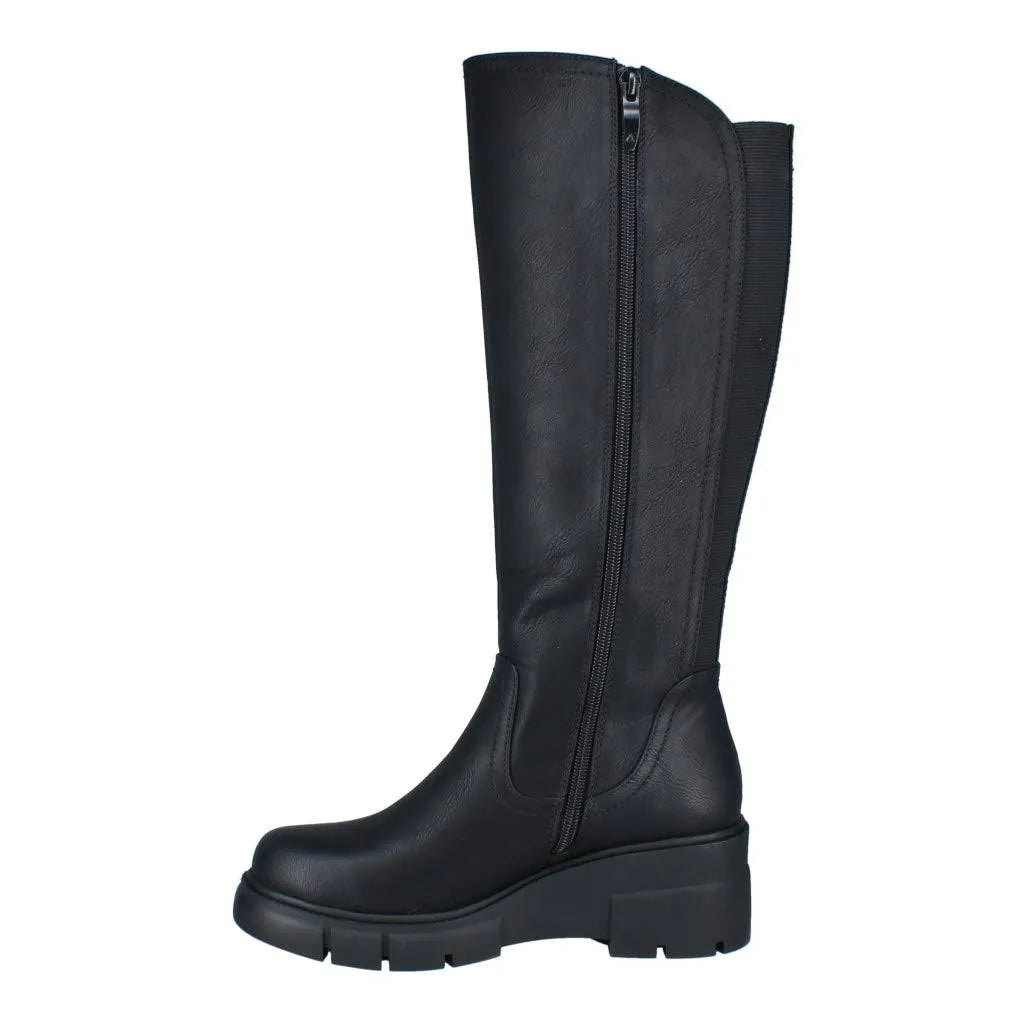 Westland 582604 Willey 04 Ladies Black Vegan Side Zip Knee High Boots-elevate your sole