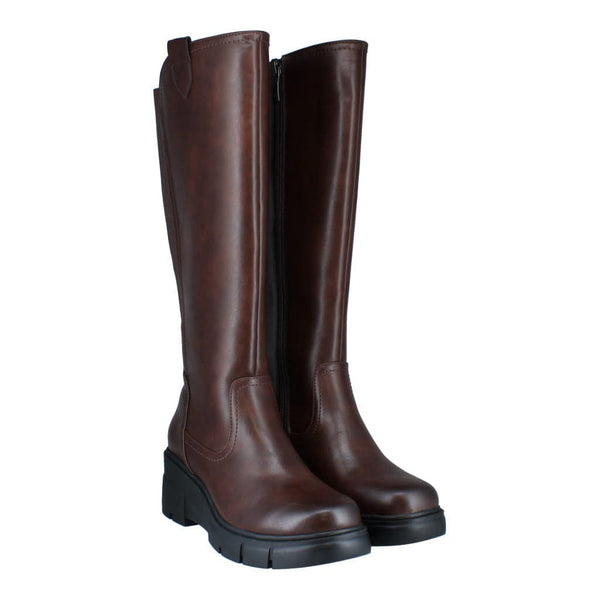 Westland 582604 Willey 04 Ladies Dark Brown Vegan Side Zip Knee High Boots-elevate your sole