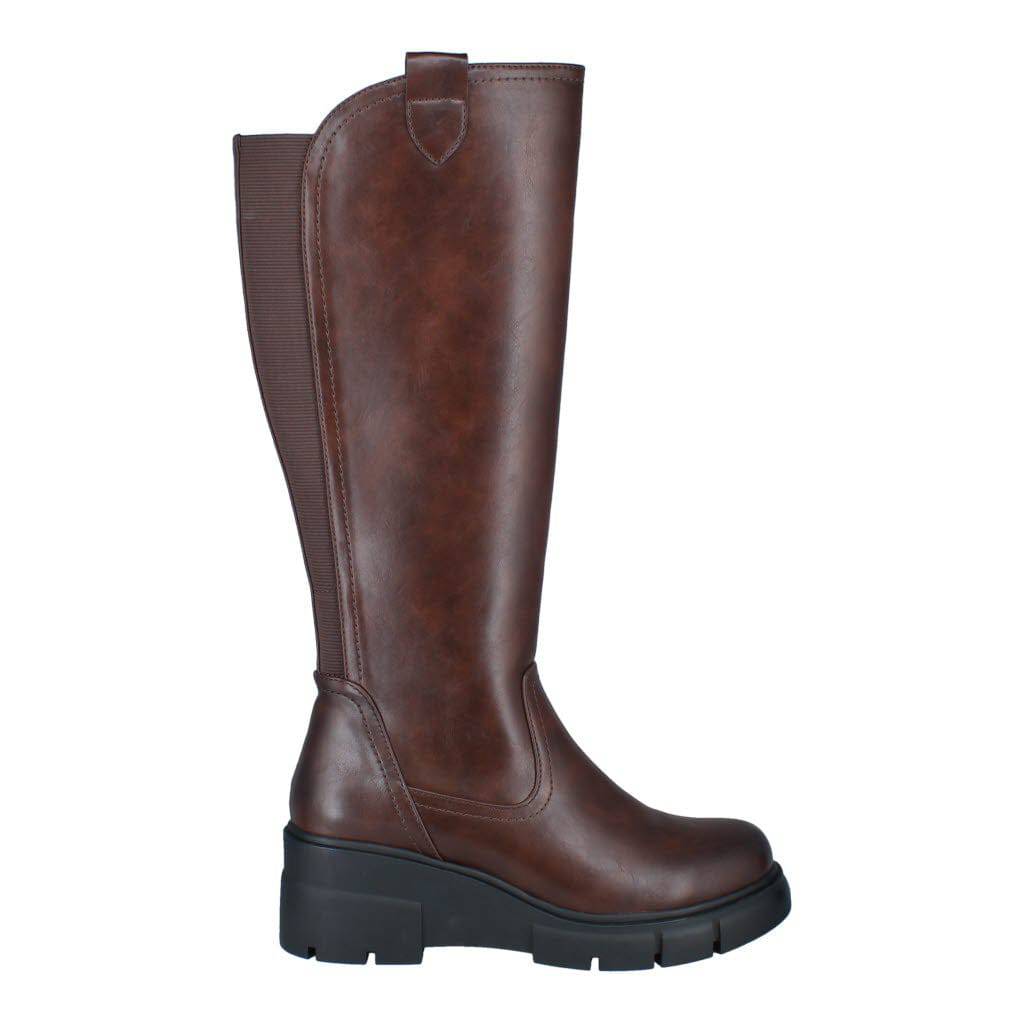 Westland 582604 Willey 04 Ladies Dark Brown Vegan Side Zip Knee High Boots-elevate your sole