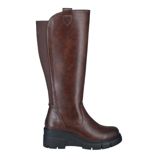 Westland 582604 Willey 04 Ladies Dark Brown Vegan Side Zip Knee High Boots-elevate your sole