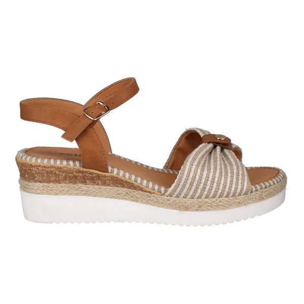 Westland 591401 Espi 01 Ladies Beige Combi Vegan Buckle Sandals-elevate your sole