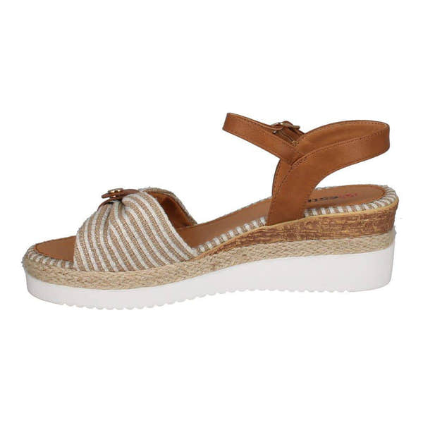 Westland 591401 Espi 01 Ladies Beige Combi Vegan Buckle Sandals-elevate your sole