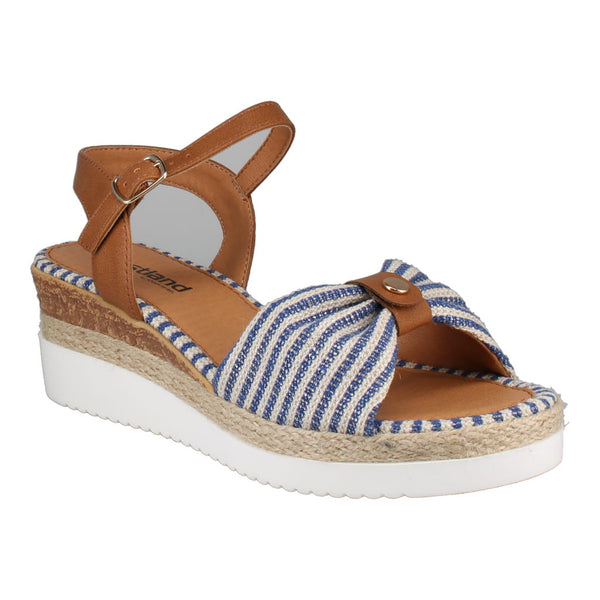 Westland 591401 Espi 01 Ladies Blue Combi Vegan Buckle Sandals-elevate your sole