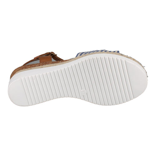 Westland 591401 Espi 01 Ladies Blue Combi Vegan Buckle Sandals-elevate your sole