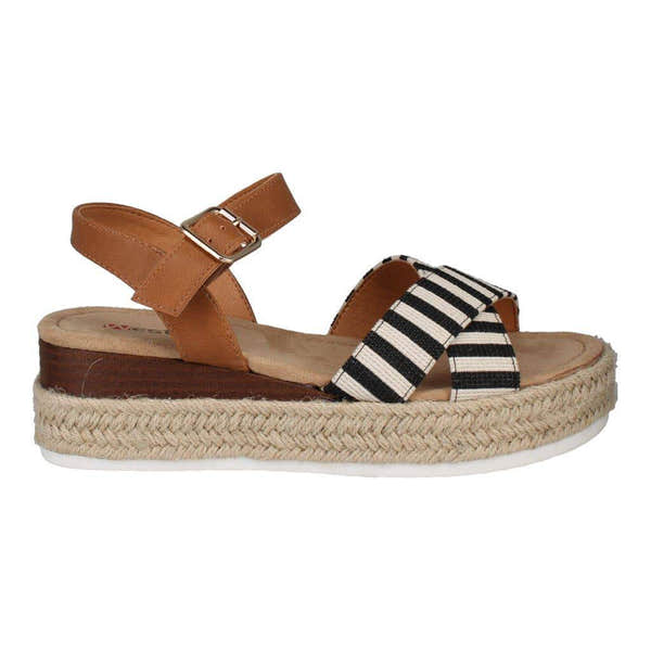 Westland 592001 Madison 01 Ladies Black Combi Vegan Buckle Sandals-elevate your sole