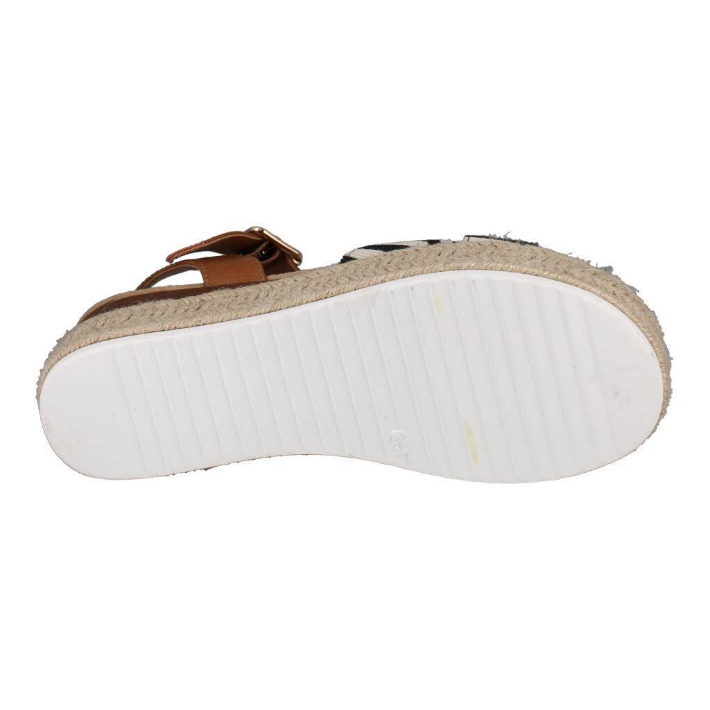 Westland 592001 Madison 01 Ladies Black Combi Vegan Buckle Sandals-elevate your sole