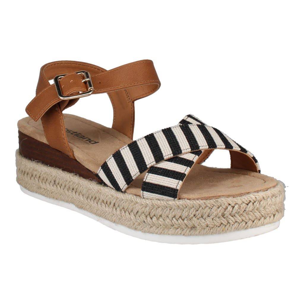 Westland 592001 Madison 01 Ladies Black Combi Vegan Buckle Sandals-elevate your sole