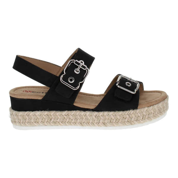Westland 592006 Madison 06 Ladies Black Vegan Buckle Sandals-elevate your sole