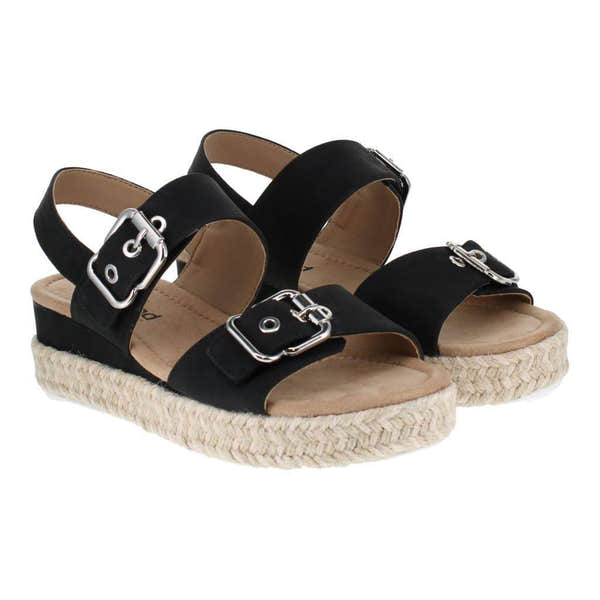 Westland 592006 Madison 06 Ladies Black Vegan Buckle Sandals-elevate your sole