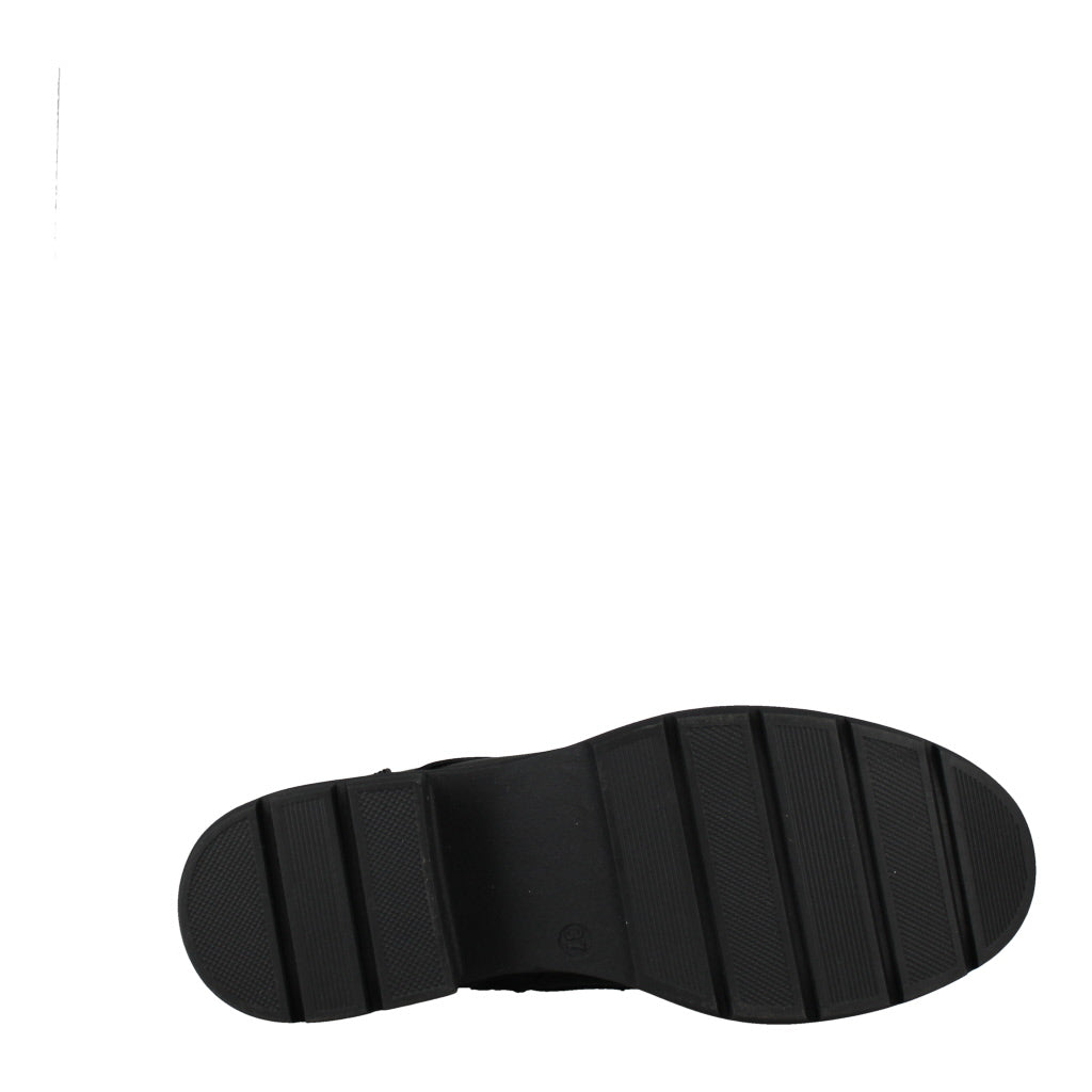 Westland Perrie 02 Ladies Black Side Zip Ankle Boots with chunky sole and slip-on design.
