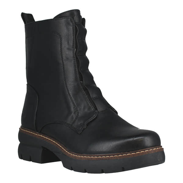Westland Perrie 02 Ladies Black Side Zip Ankle Boots, sleek leather design, chunky sole, and ankle-high fit with side zipper.