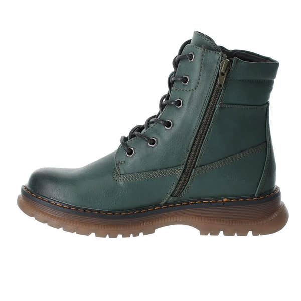 Westland 769521 Peyton 01 Ladies Green Waterproof Vegan Zip & Lace Ankle Boots-elevate your sole