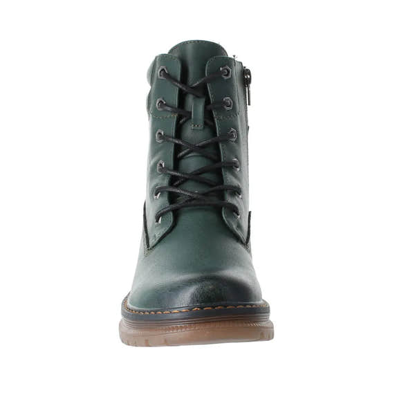 Westland 769521 Peyton 01 Ladies Green Waterproof Vegan Zip & Lace Ankle Boots-elevate your sole