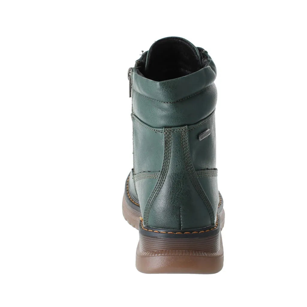 Westland 769521 Peyton 01 Ladies Green Waterproof Vegan Zip & Lace Ankle Boots-elevate your sole