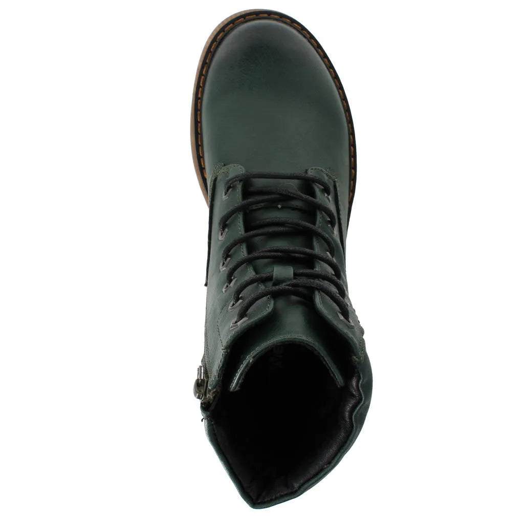 Westland 769521 Peyton 01 Ladies Green Waterproof Vegan Zip & Lace Ankle Boots-elevate your sole
