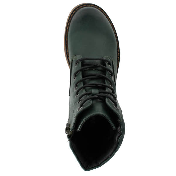 Westland 769521 Peyton 01 Ladies Green Waterproof Vegan Zip & Lace Ankle Boots-elevate your sole