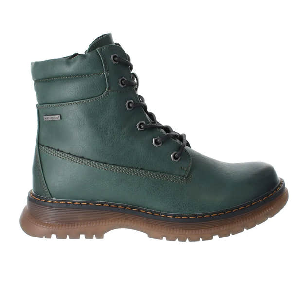 Westland 769521 Peyton 01 Ladies Green Waterproof Vegan Zip & Lace Ankle Boots-elevate your sole