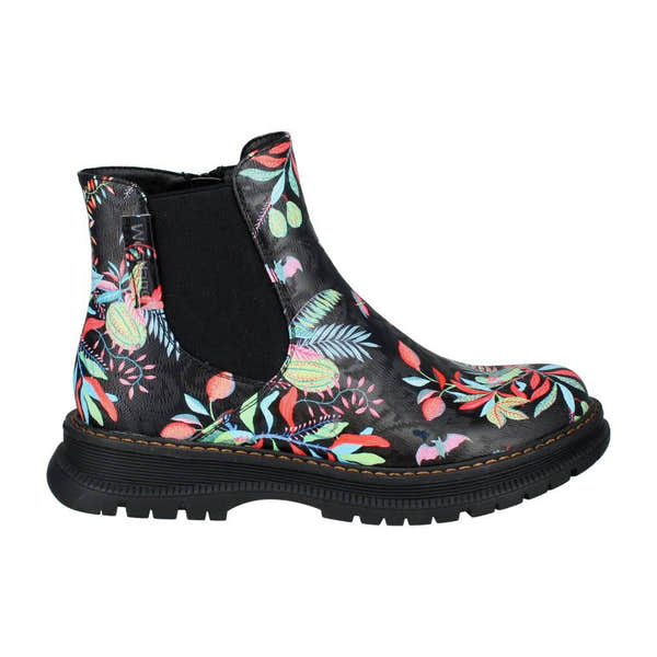 Westland 769522 Peyton 02 Ladies Black Print Vegan Side Zip Ankle Boots-elevate your sole