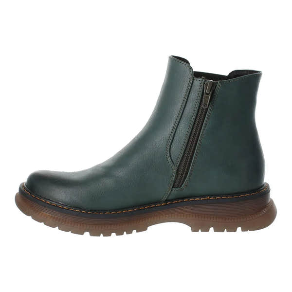 Westland 769522 Peyton 02 Ladies Green Vegan Side Zip Ankle Boots-elevate your sole