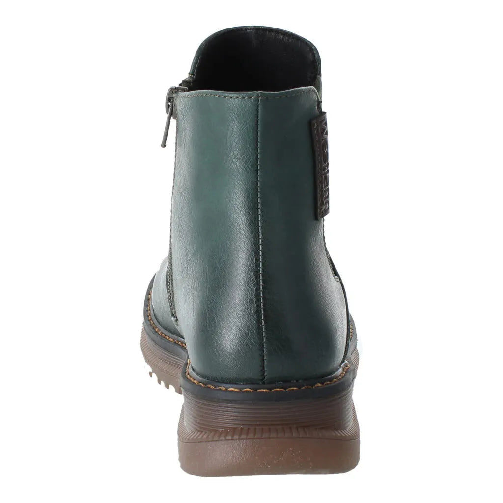 Westland 769522 Peyton 02 Ladies Green Vegan Side Zip Ankle Boots-elevate your sole