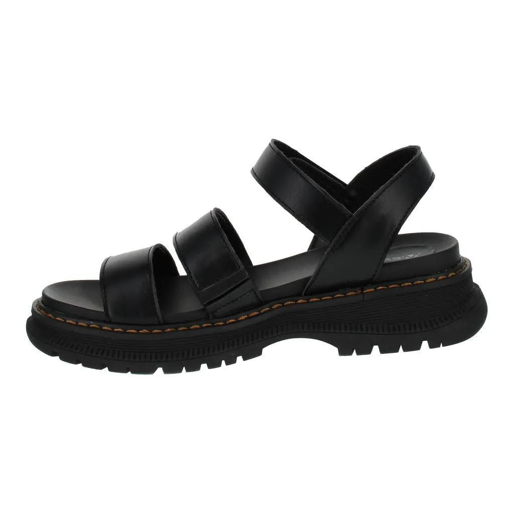 Westland 769528 Peyton 08 Ladies Black Vegan Touch Fastening Sandals-elevate your sole
