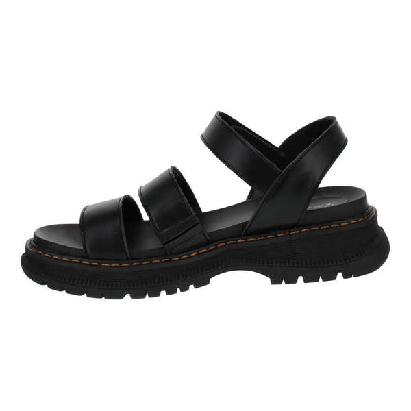 Westland 769528 Peyton 08 Ladies Black Vegan Touch Fastening Sandals-elevate your sole