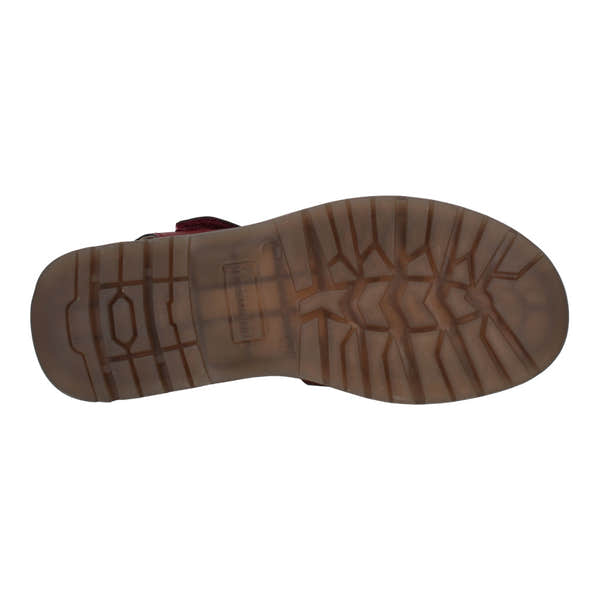 Westland Peyton 08 Ladies Red Vegan Touch Fastening Sandals with durable rubber sole and open toe design.