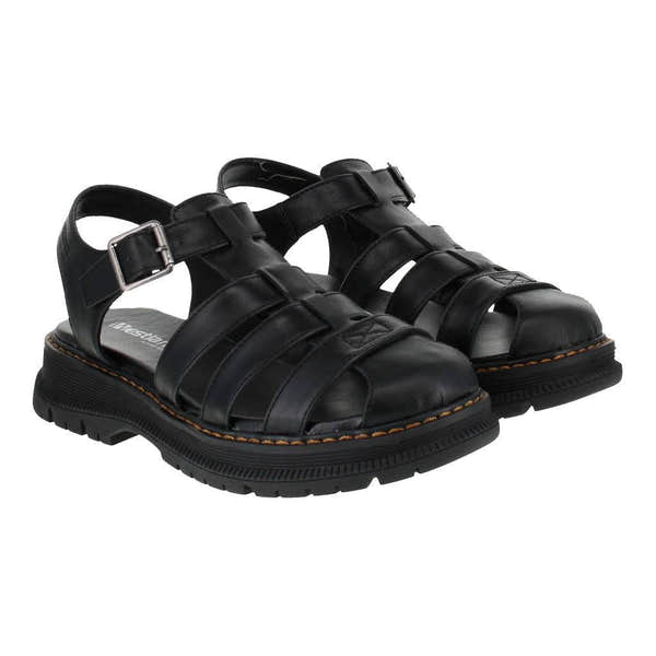 Westland 769529 Peyton 09 Ladies Black Vegan Touch Fastening Sandals-elevate your sole