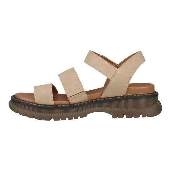 Westland Peyton 08 Ladies Beige Combi Touch Fastening Sandals with chunky sole and adjustable straps.