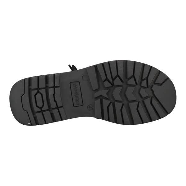 Black vegan lace-up sandals with arch support and rugged outsole, model Westland Peyton 14 Ladies.
