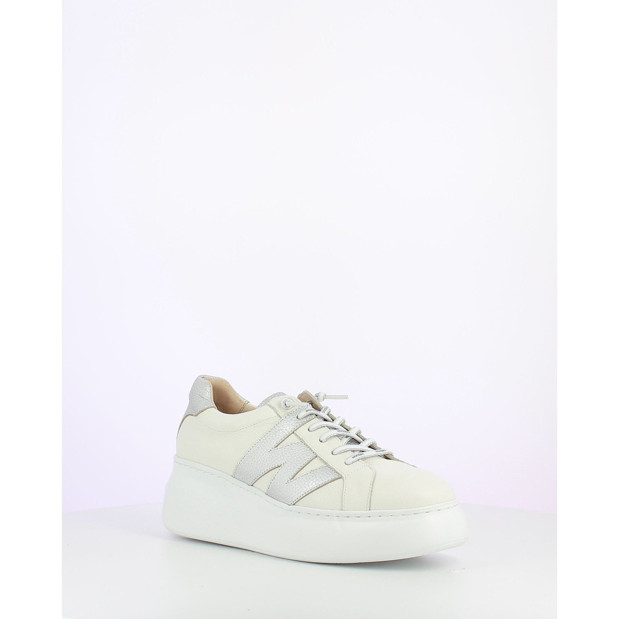 Wonders A-2650 Ladies Spanish Off White Leather Slip On Trainers-elevate your sole