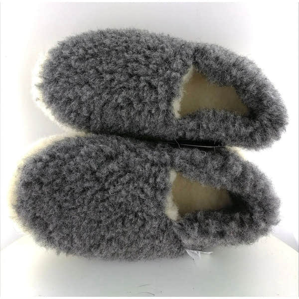 Yoko Full Unisex Graphite Wool Slippers - elevate your sole