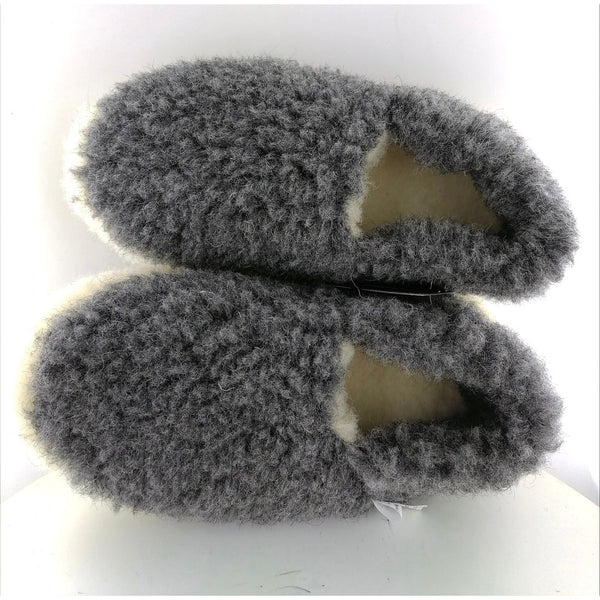Yoko Full Unisex Graphite Wool Slippers - elevate your sole