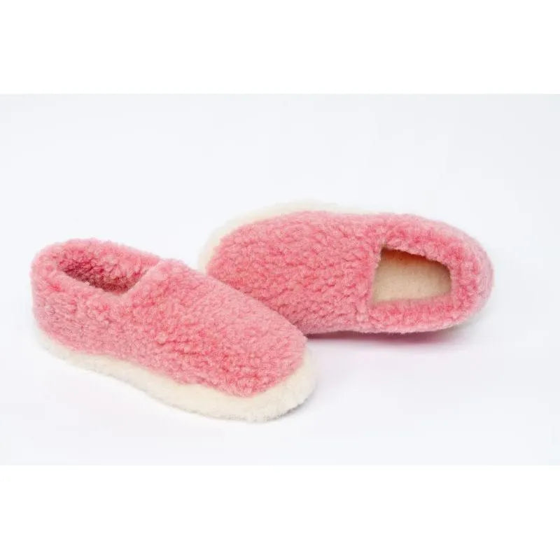 Yoko Full Unisex Pink Wool Slippers - elevate your sole