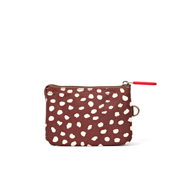 Roka Carnaby Wallet Brown Dot Small, back view (3)