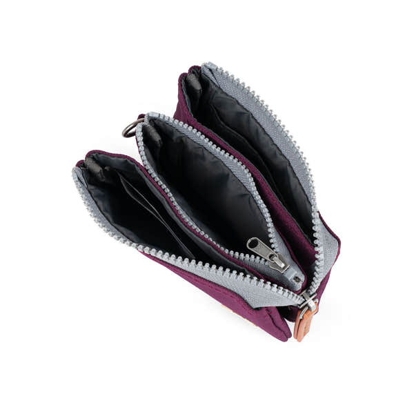 Roka Carnaby Wallet Cherry Lacquer Small, interior compartments (4)