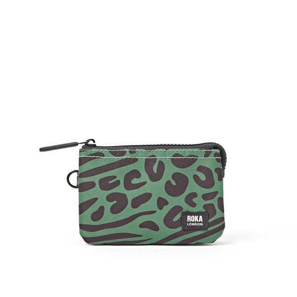 Roka Carnaby Wallet Mixed Animal Artichoke Small, front view (2)