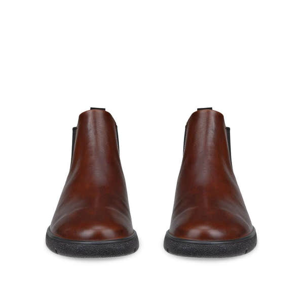 Ecco Bella 2 W Chelsea Ladies Mink Leather Pull On Ankle Boots, pair view.