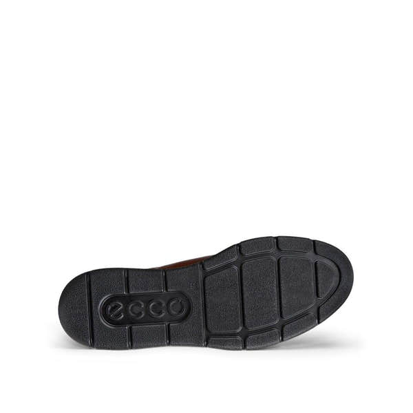 Ecco Bella 2 W Chelsea Ladies Mink Leather Pull On Ankle Boots, side view.