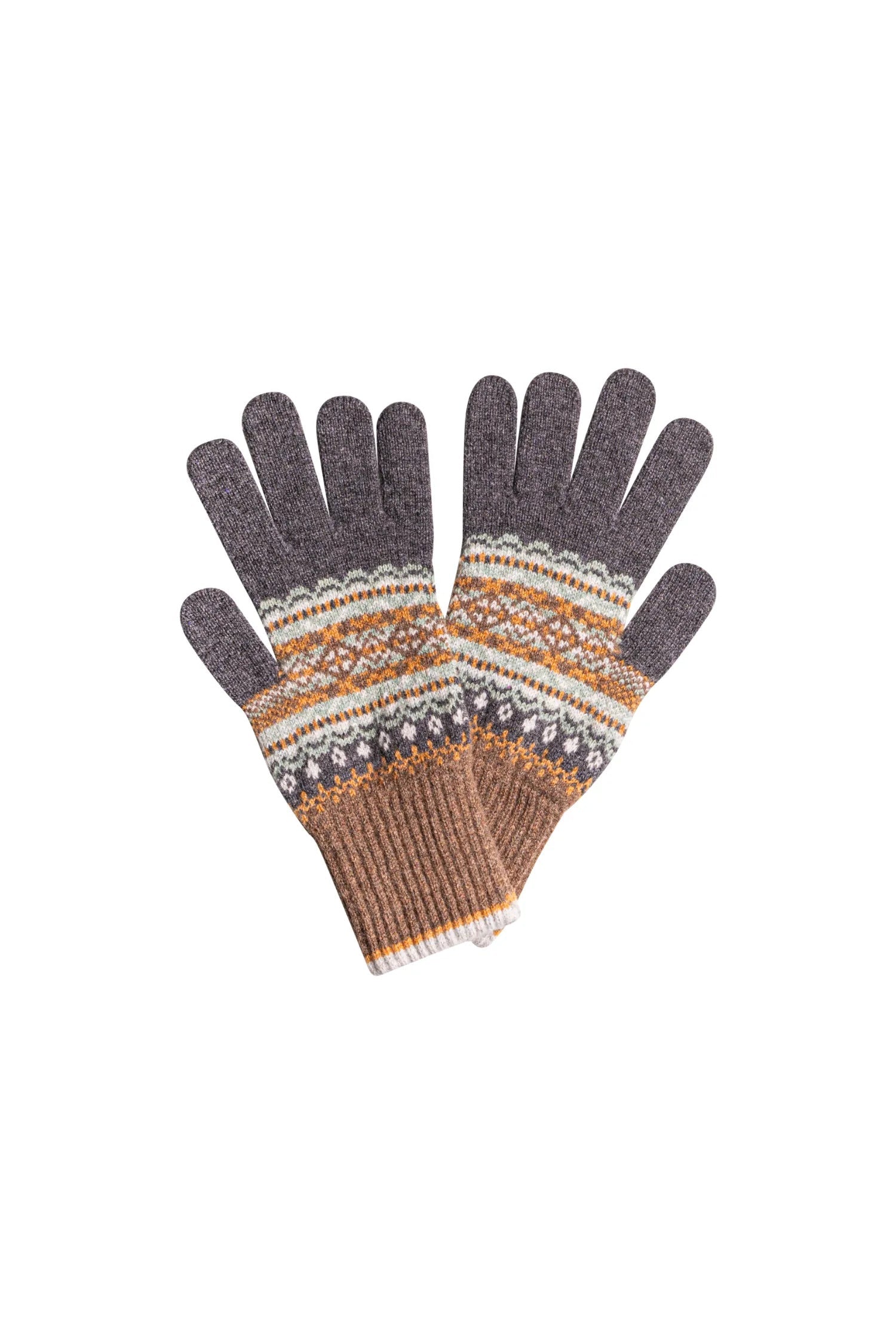 Eribé Alloa Gloves in Hazel-Grace, front product view