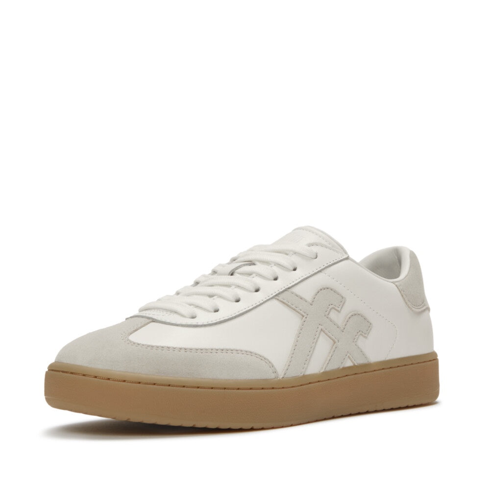 FitFlop A6H-646, Urban White Mix, three-quarter view.