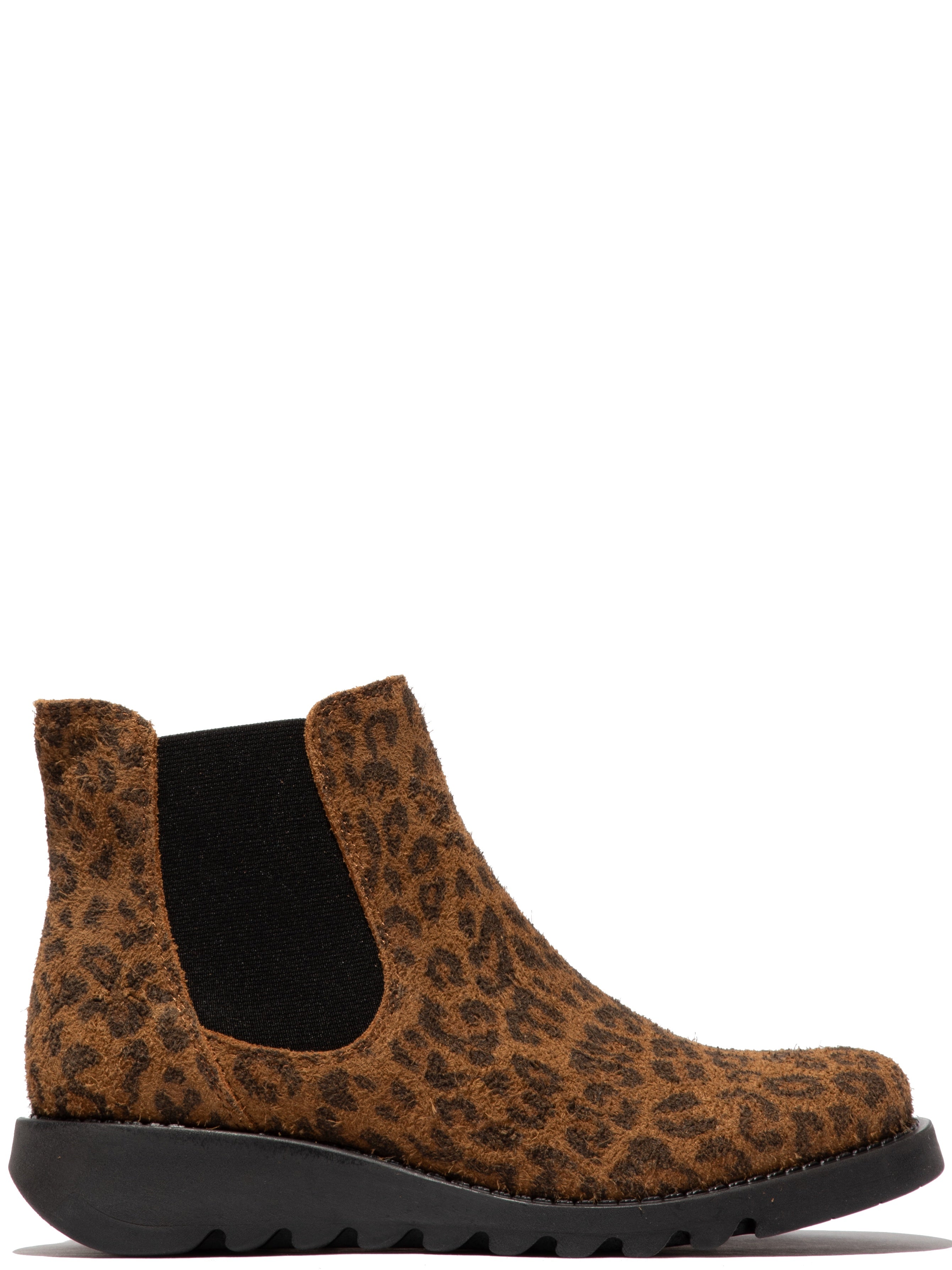 Fly London SALV195FLY women's Camel Boots, side view.