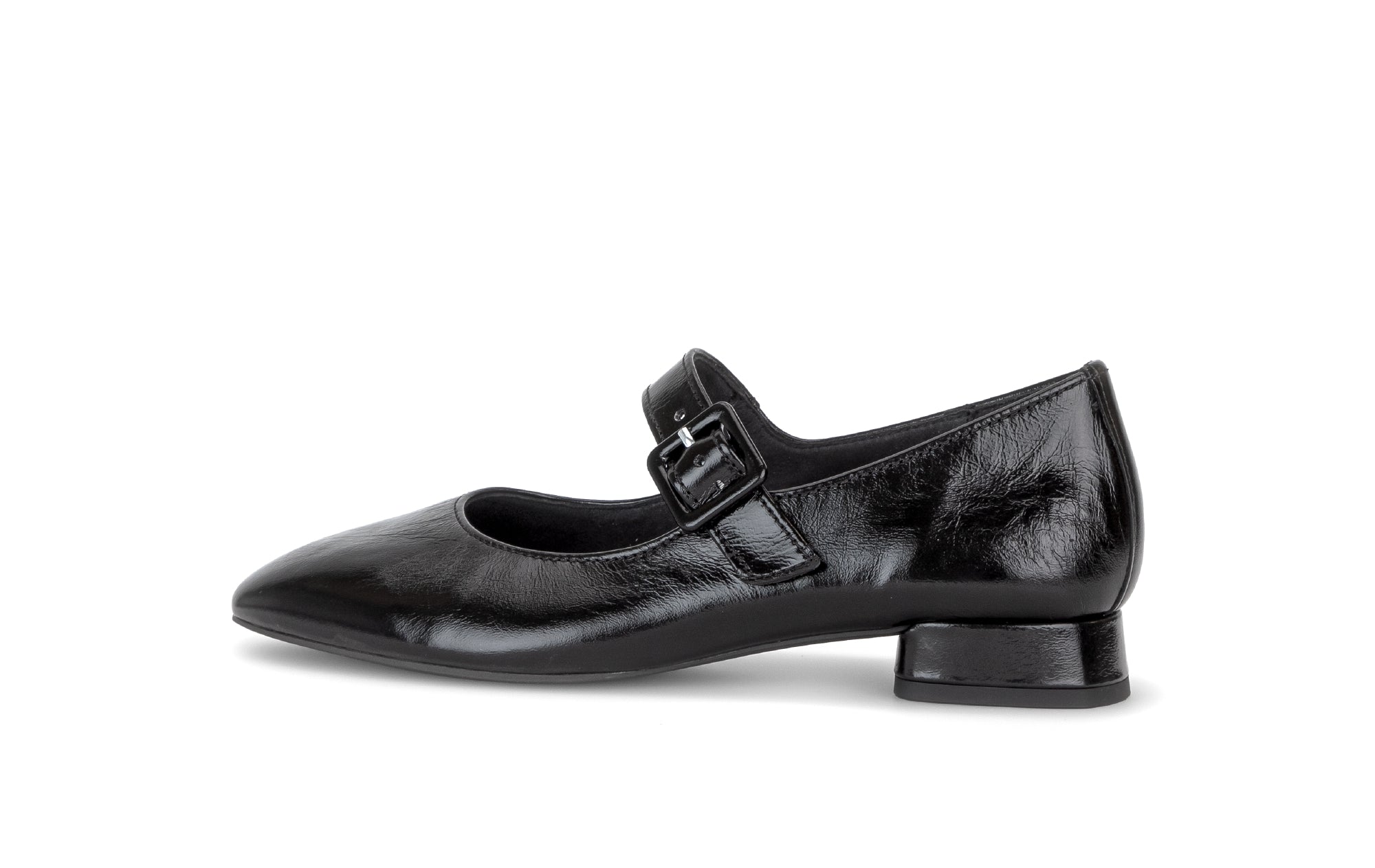 Gabor Iggy black mary jane shoes, rotating product angle 02.